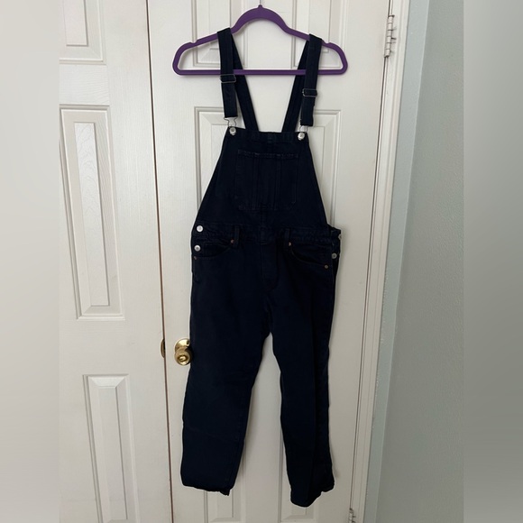 Lucky Brand - Navy Boyfriend Overall - Picture 4 of 5